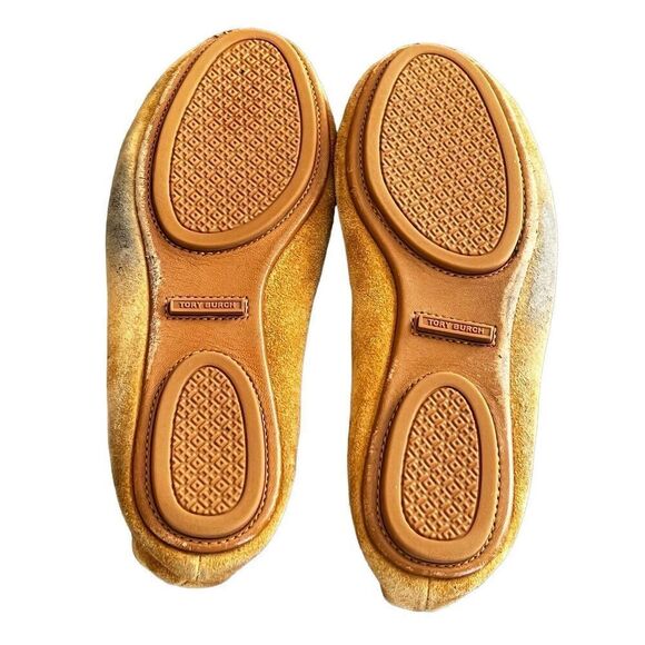 Tori Burch Minnie Travel Suede Ballet Flats size 6.5 - Picture 3 of 14